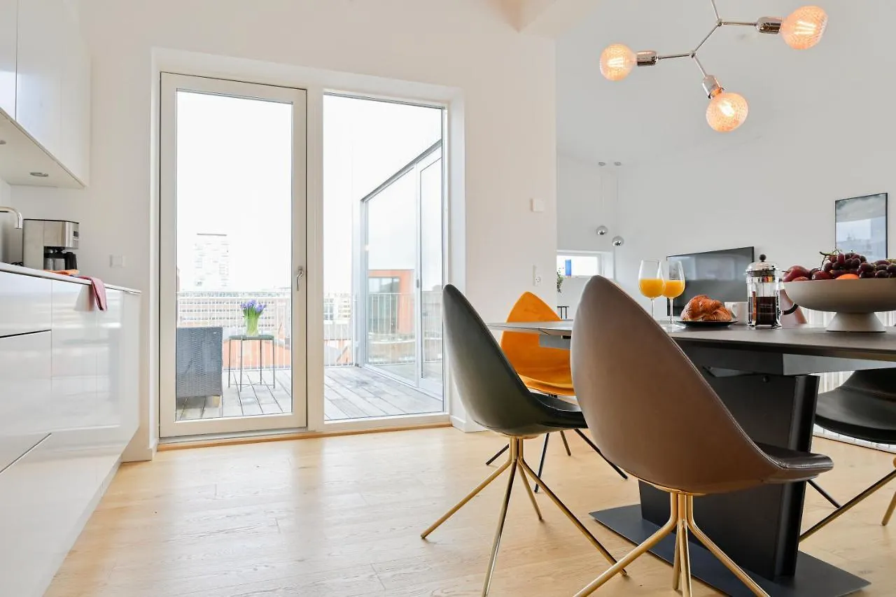 New Luxury 3-Bedroom Apartment In Copenhagen Nordhavn 0*,  Dánia